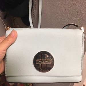 Baby blue Kate spade crossbody bag